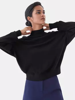 Джемпер со спущенным плечом