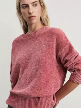 Джемпер свободного кроя из синели