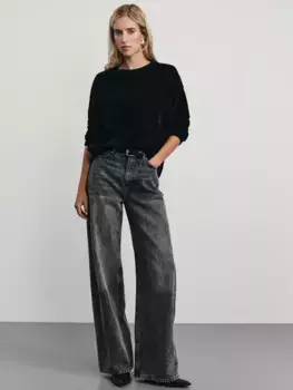 Джемпер свободного кроя из синели