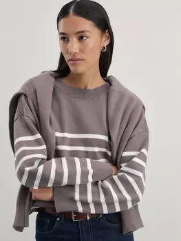 Джемпер в полоску из вискозы