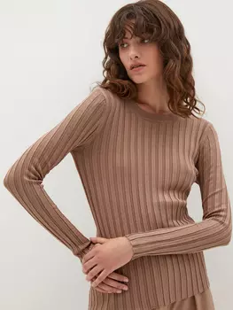 Джемпер в рубчик