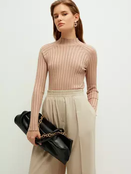 Джемпер в рубчик