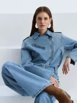 Джинсовая куртка-косуха