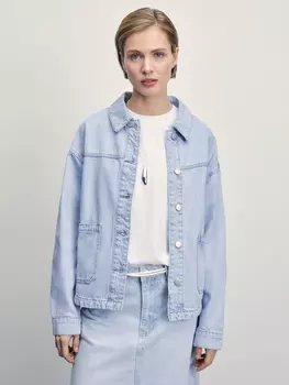 Джинсовая куртка с карманами