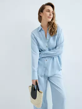 Джинсовая рубашка