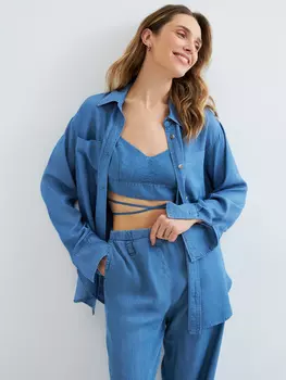 Джинсовая рубашка