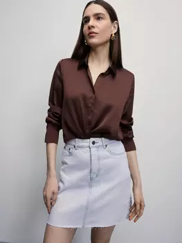 Джинсовая юбка мини