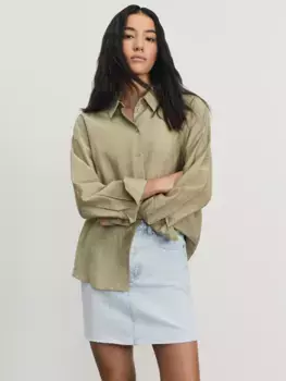 Джинсовая юбка мини