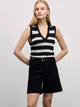 Джинсовые шорты А-силуэта