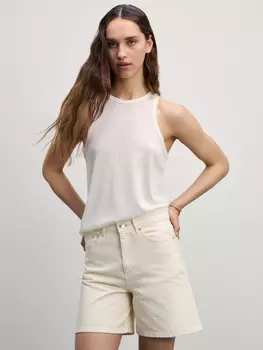 Джинсовые шорты А-силуэта