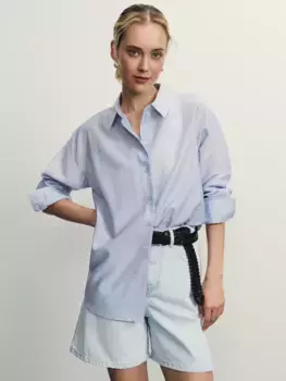 Джинсовые шорты А-силуэта