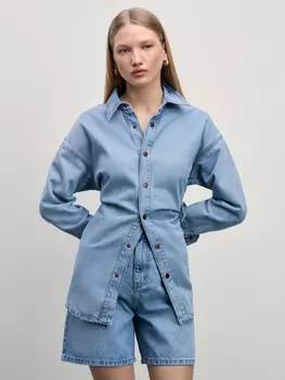 Джинсовые шорты с регулируемым поясом