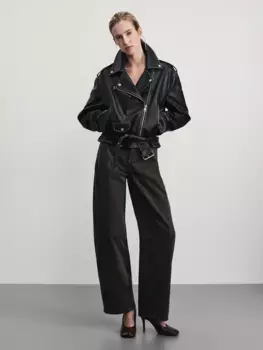 Джинсы barrel с высокой посадкой