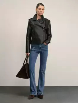 Джинсы bootcut с высокой посадкой