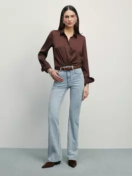 Джинсы bootcut со средней посадкой