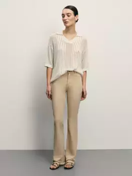 Джинсы bootcut со средней посадкой