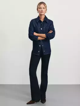 Джинсы bootcut со стрелками