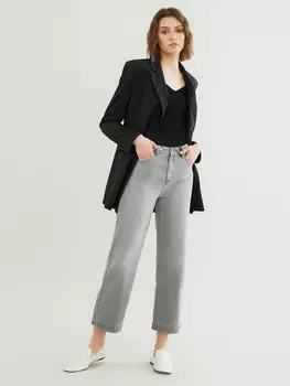 Джинсы culottes прямые