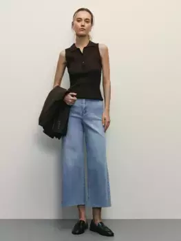 Джинсы кюлоты