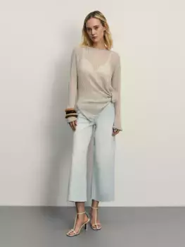 Джинсы кюлоты