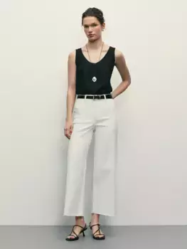 Джинсы кюлоты