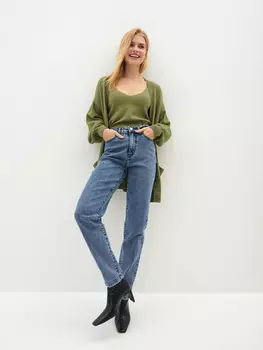 Джинсы mom fit