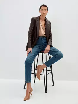 Джинсы mom fit