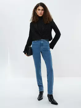 Джинсы mom fit