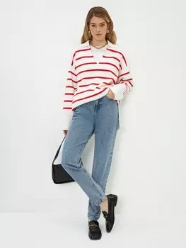 Джинсы mom fit