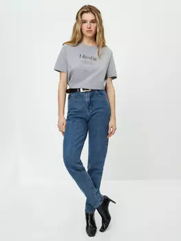 Джинсы mom fit