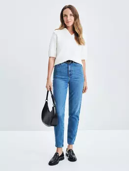 Джинсы mom fit