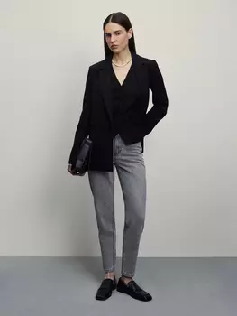 Джинсы mom fit с высокой посадкой