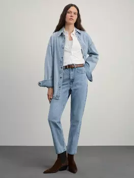 Джинсы mom fit с высокой посадкой