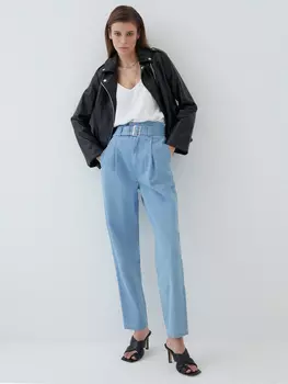 Джинсы с ремнем