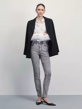 Джинсы skinny с высокой посадкой