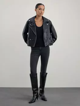 Джинсы skinny с высокой посадкой