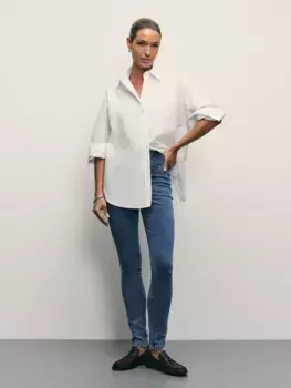 Джинсы skinny с высокой посадкой