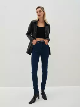 Джинсы skinny утепленные