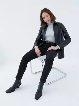 Джинсы slim fit утепленные