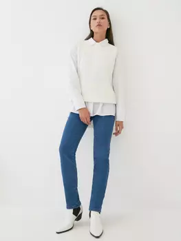 Джинсы slim fit утепленные