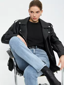 Джинсы slim с разрезами