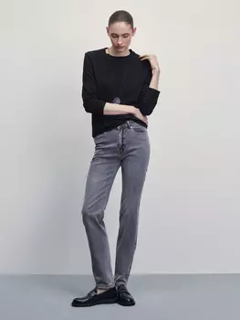 Джинсы slim со средней посадкой