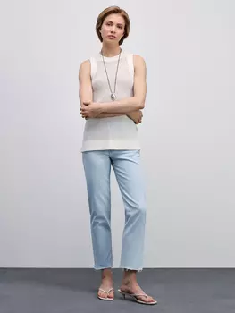 Джинсы slim со средней посадкой
