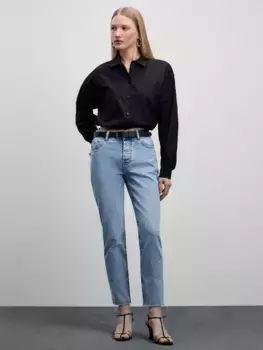Джинсы slim со средней посадкой