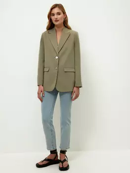 Джинсы slim укороченные