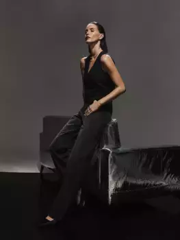 Джинсы straight с декором