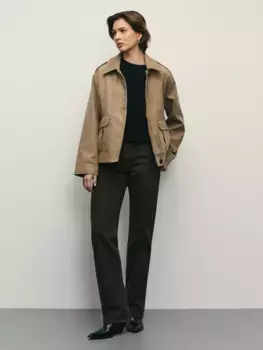 Джинсы straight с высокой посадкой