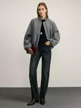 Джинсы straight с высокой посадкой