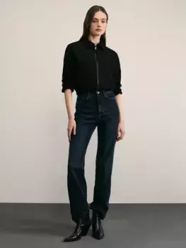 Джинсы straight с высокой посадкой