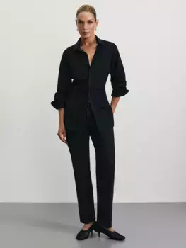 Джинсы straight укороченные